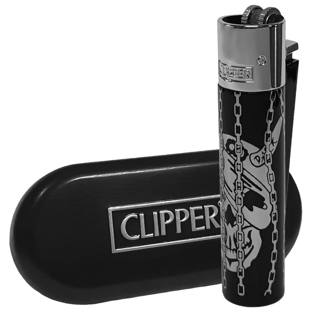 zapalovač clipper deadly chains v dárkové krabičce